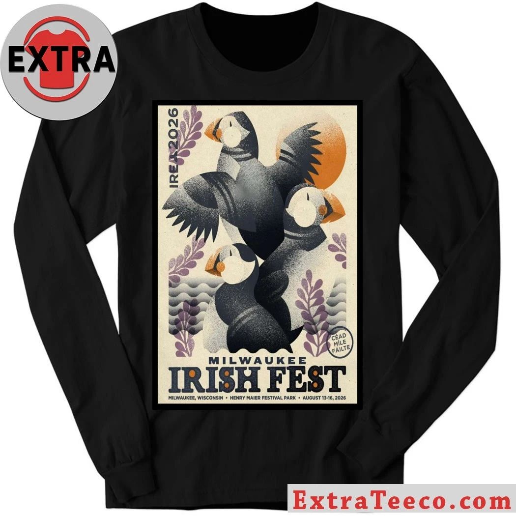Milwaukee Irish Fest In Milwaukee WI On Aug 13-16 2026 Event Poster T-Shirt