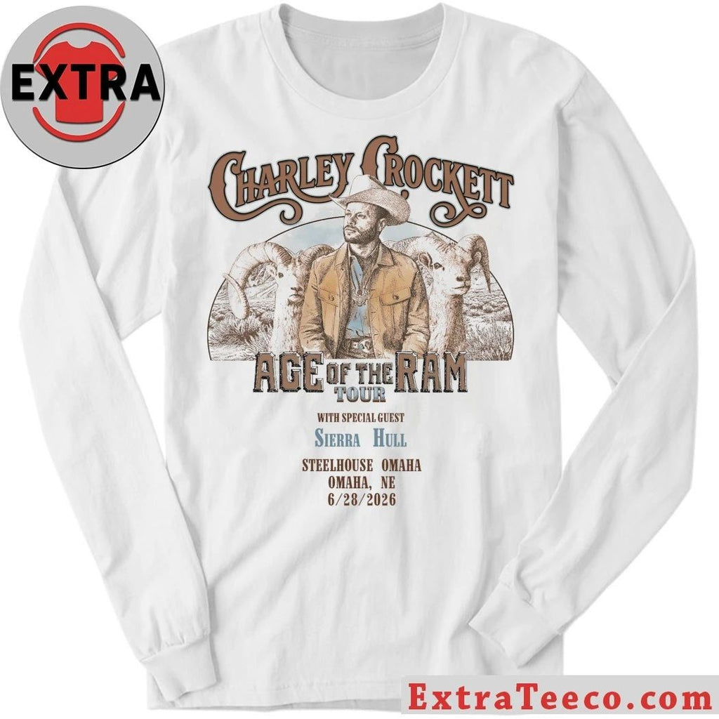 Charley Crockett Age Of The Ram For Steelhouse Omaha Ne 6-28-2026 Shirt