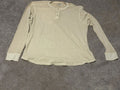 Old Navy Mens 3XL Tall Dark Green Waffle Knit Thermal Long Sleeve Shirt
