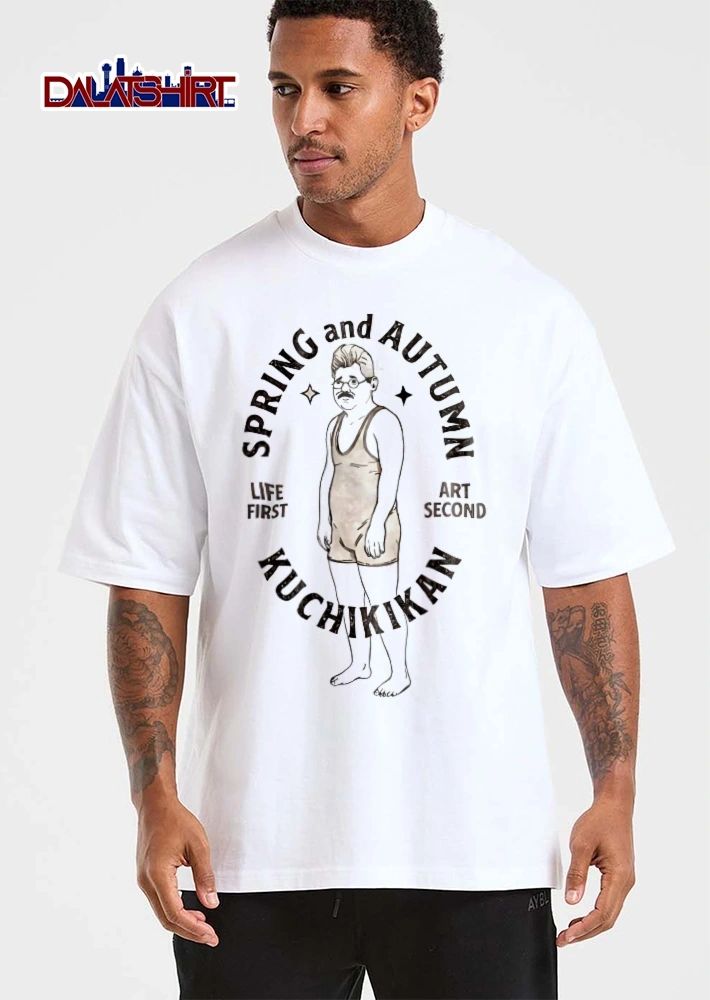Spring And Autumn Life First Art Second Kuchikikan Caricature Mustached Man In Tank Top shirt