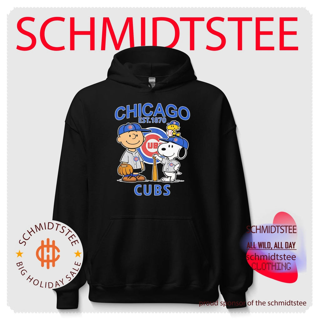 Peanuts x Chicago Cubs Baseball est 1870 shirt