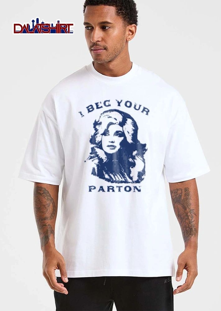 I Beg Your Parton Dolly Country Singer Distressed Halftone Portrait shirt