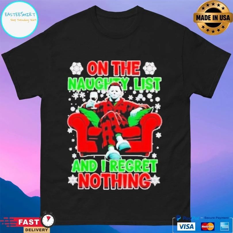 Horror On The Naughty List And I Regret Nothing Christmas 2025 T-shirts