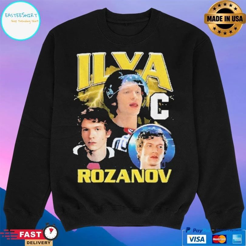 Ilya Rozanov Hockey Retro T-shirts