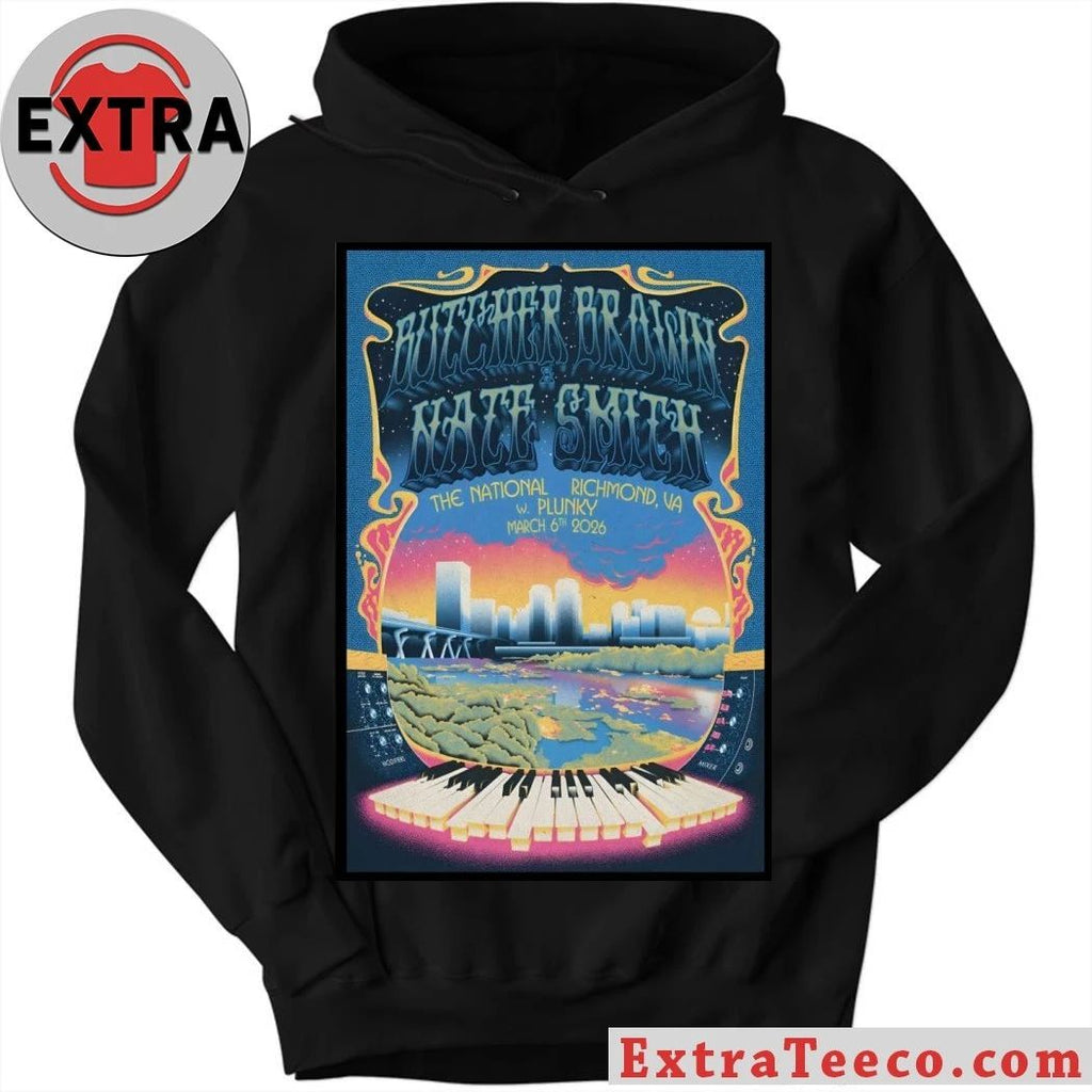 Butcher Brown And Nate Smith The National in Richmond VA Mar 6 2026 Poster T-Shirt
