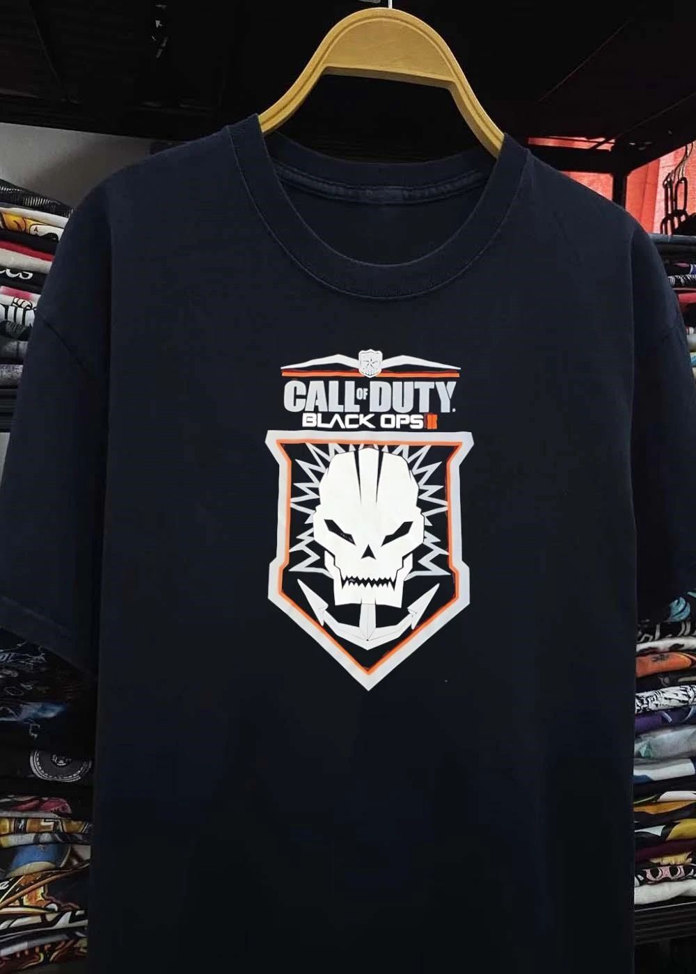 Call of Duty Black Ops II Shield Anchor Skull Logo T-Shirt