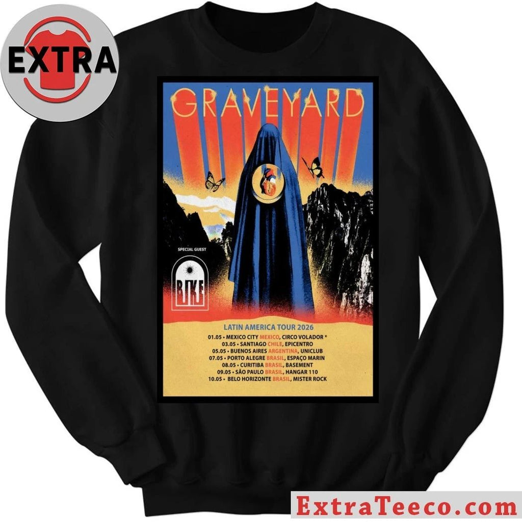 Graveyard Poster Latin America Tour 2026 Shirt