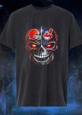 Cleveland Sports Skull Helmet Mascot Fan Apparel Browns Indians T-Shirt