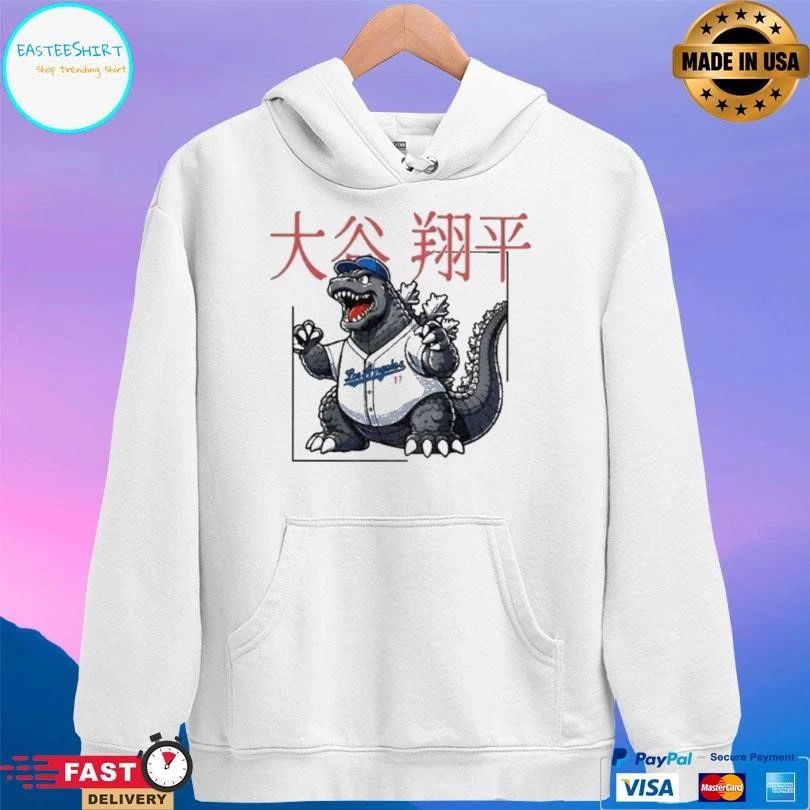 Shohei Ohtani Godzilla 17 Los Angeles Dodgers T-shirts