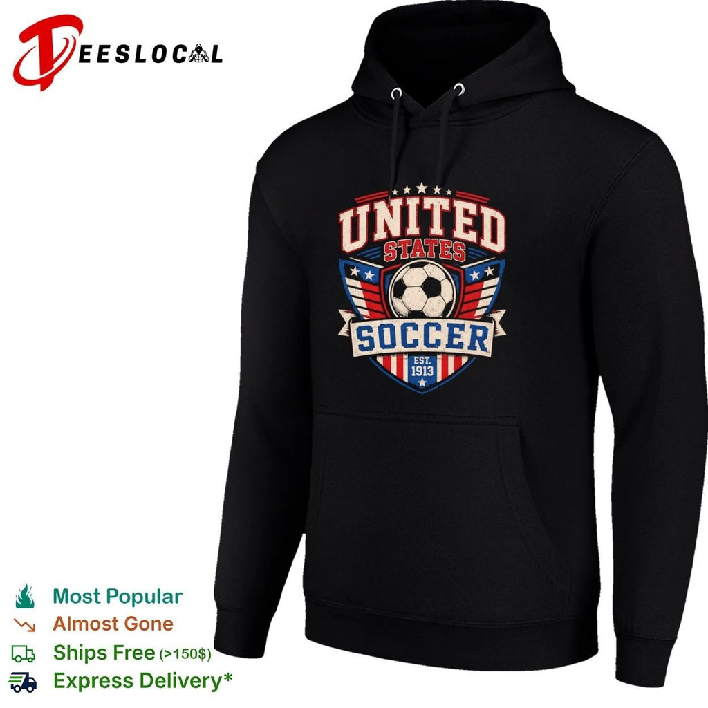 United States Soccer Est 1913 Patriotic Shield T-shirt