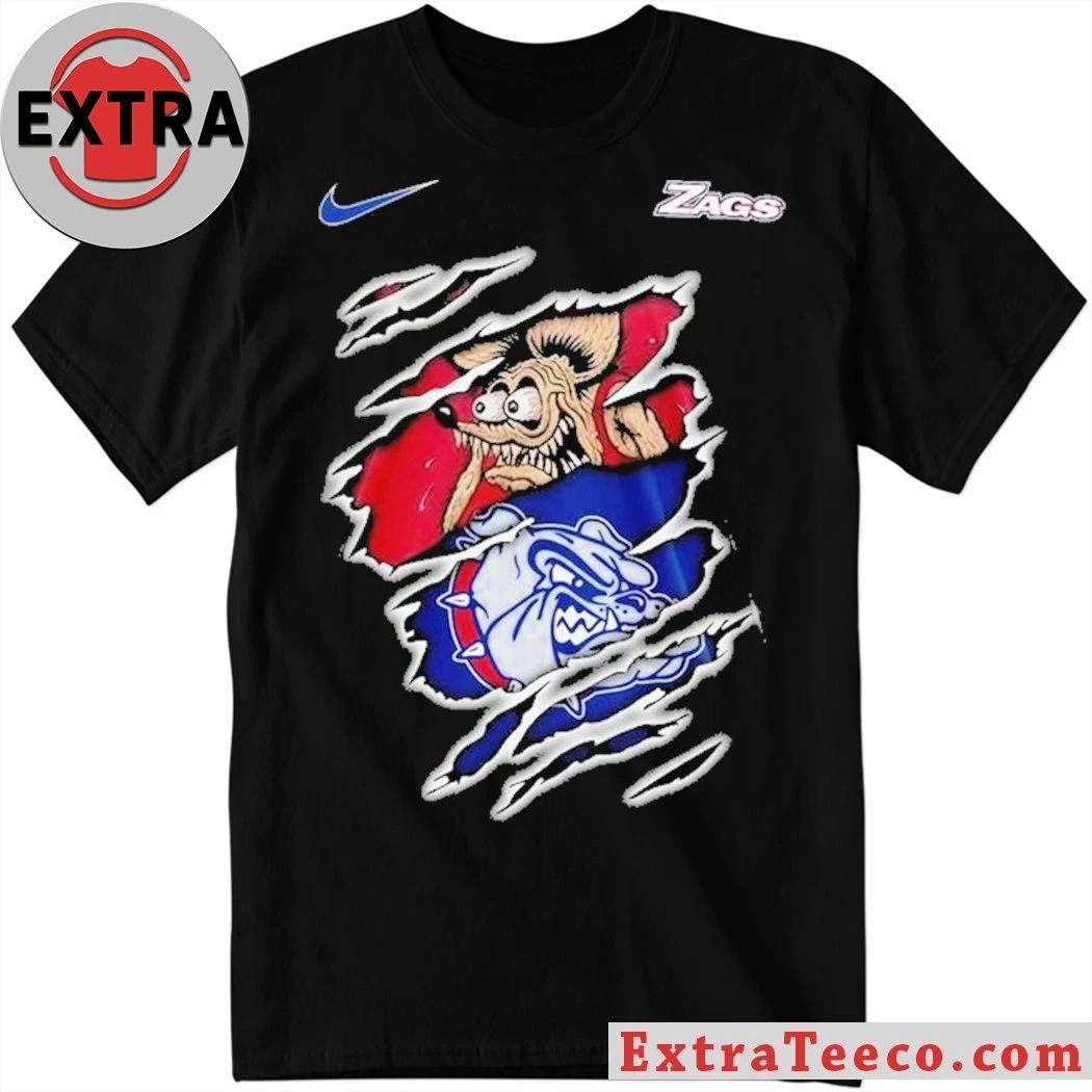 Gonzaga Bulldogs NCAA Varsity Savage Logo T-Shirt