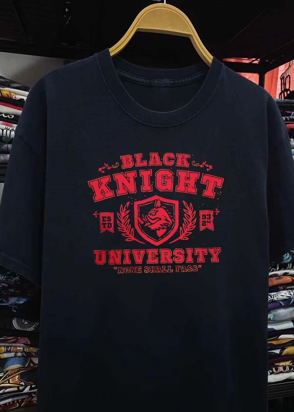 None Shall Pass Black Knight University ESTD 93 2ND Shield Hog shirt