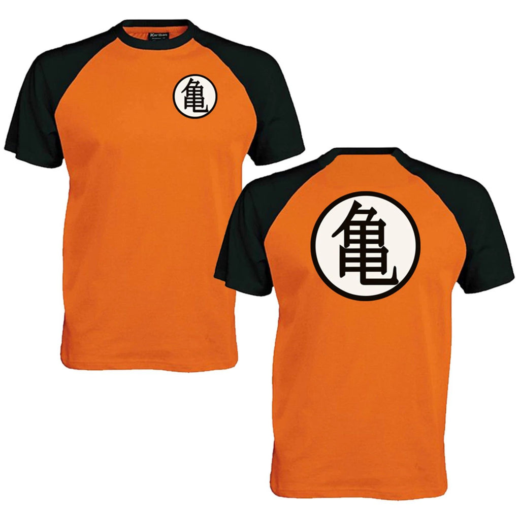 Turtle Chinese Training Symbol Baseball T-Shirt Dragon Anime Inspired Fan Top