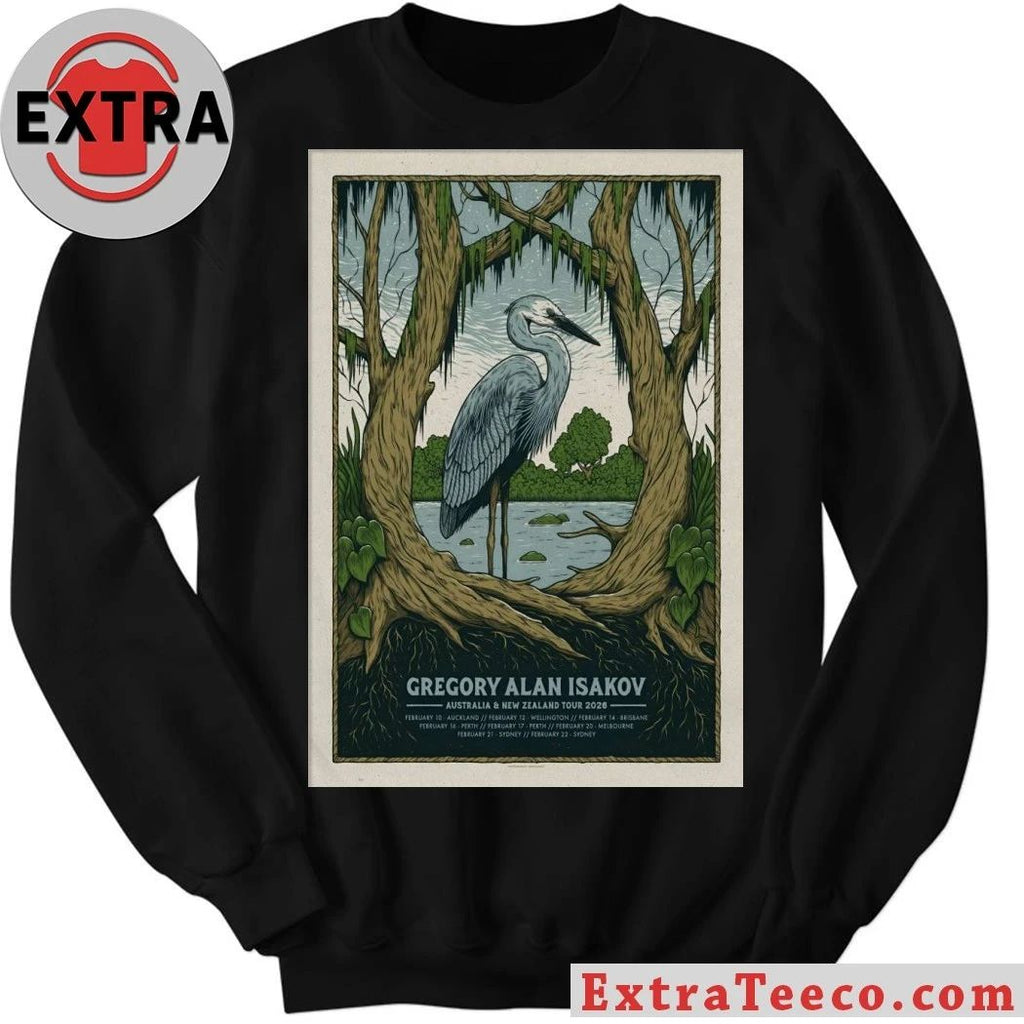 Original Gregory Alan Isakov AUS And NZ Tour 2026 Poster Shirt