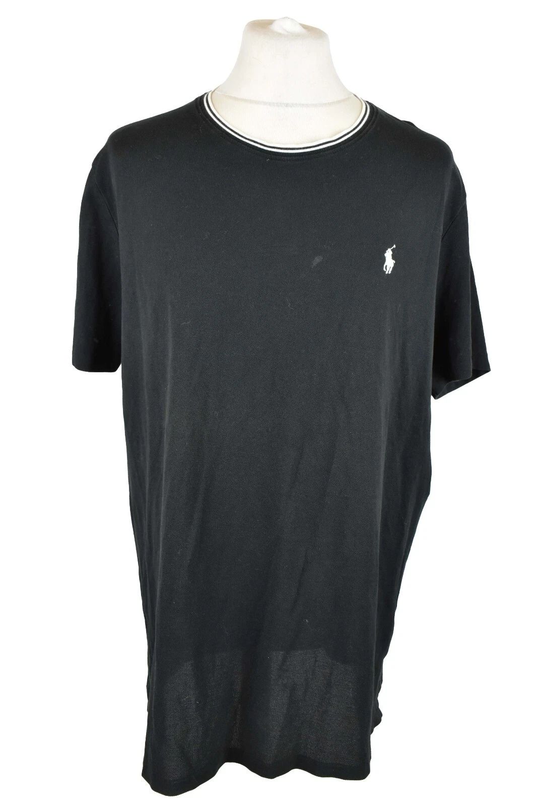 RALPH LAUREN Polo Black T-Shirt size 2XL Mens Custom Slim Fit Outdoors Outerwear