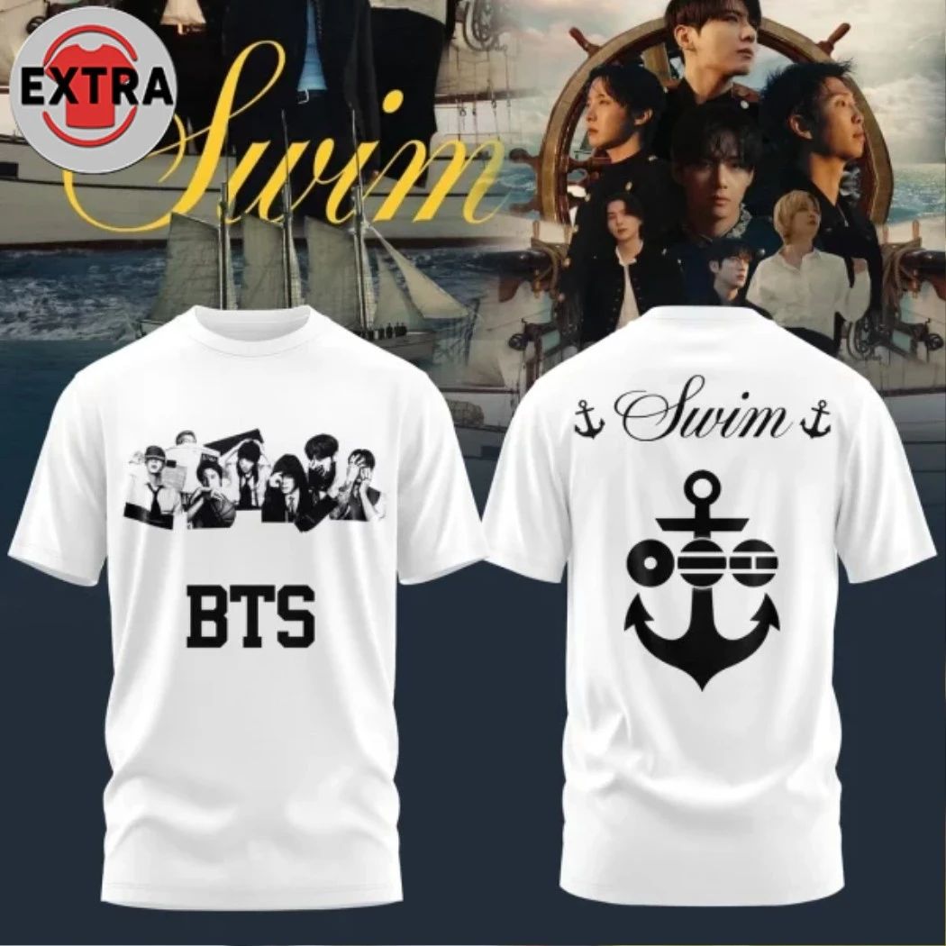 BTS Swim Arirang Album Mixed Mesh Edition For Fan T-Shirt
