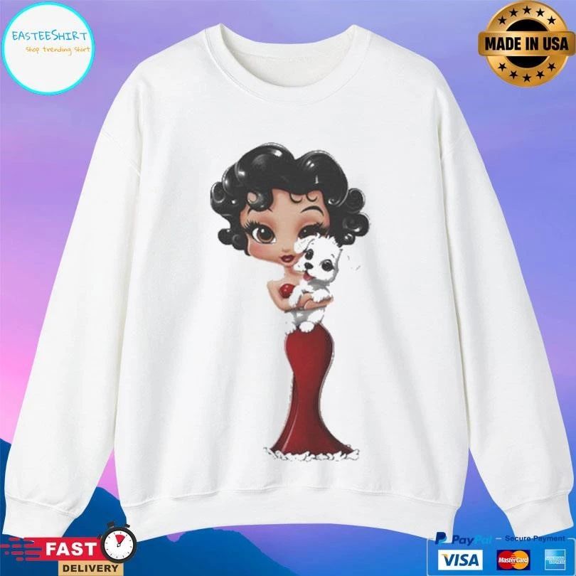 Retro Woman With Dog T-shirts