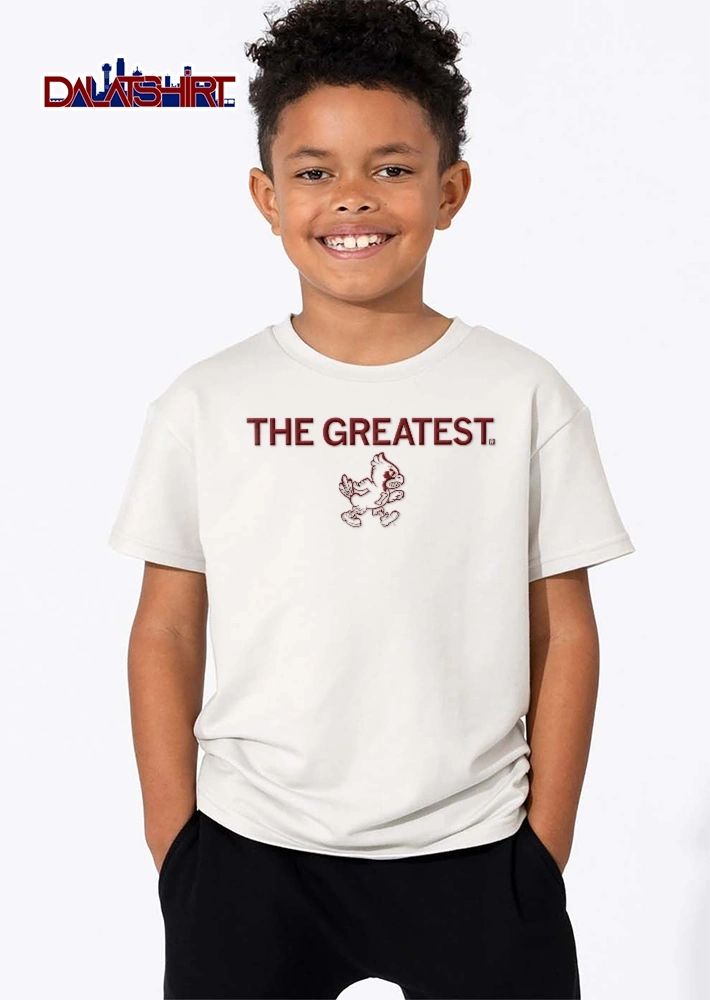 The greatest cardinal mascot running shirt