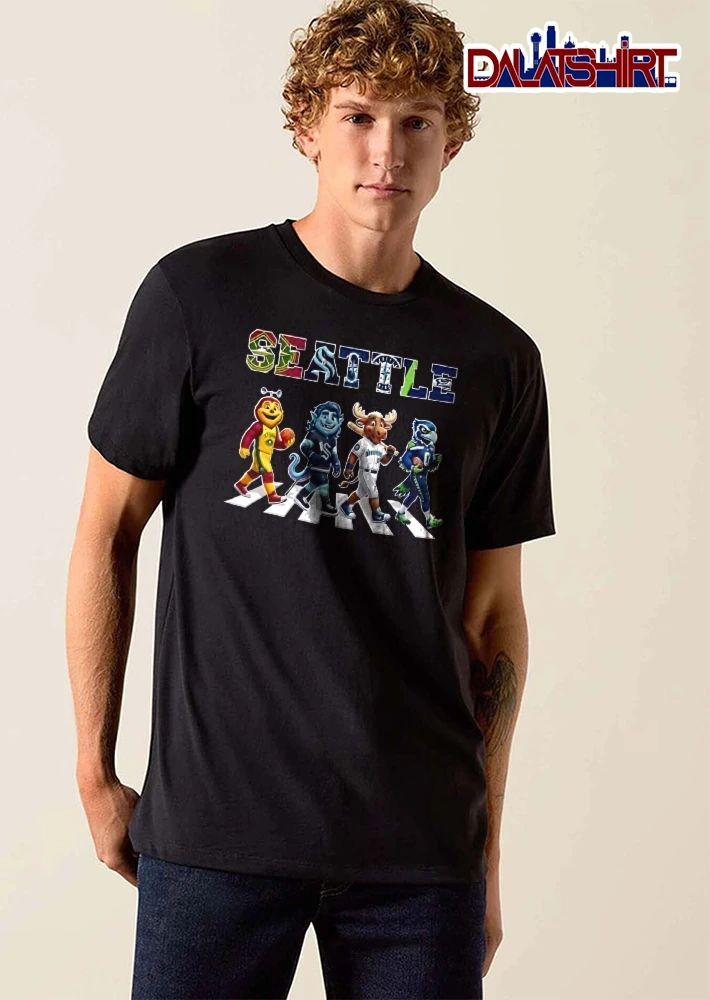 SEATTLE Sasquatch basketball Kraken hockey Mariner baseball Seahawk football shirt