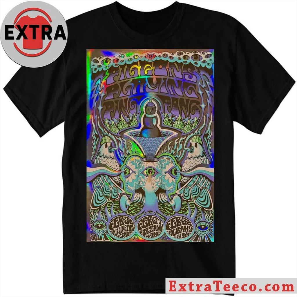 Pigeons Playing Ping Pong Poster Portland Poster Feb 27 2026 Shirt