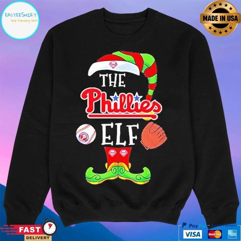 The Philadelphia Phillies Christmas Elf 2025 T-shirts