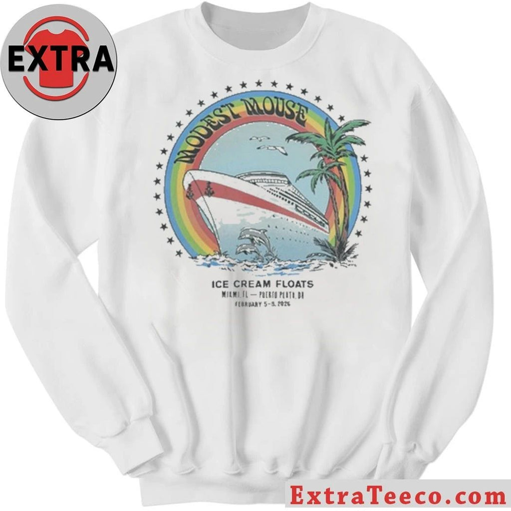 Modest Mouse Ice Cream Floats Norwegian Pearl Shirt