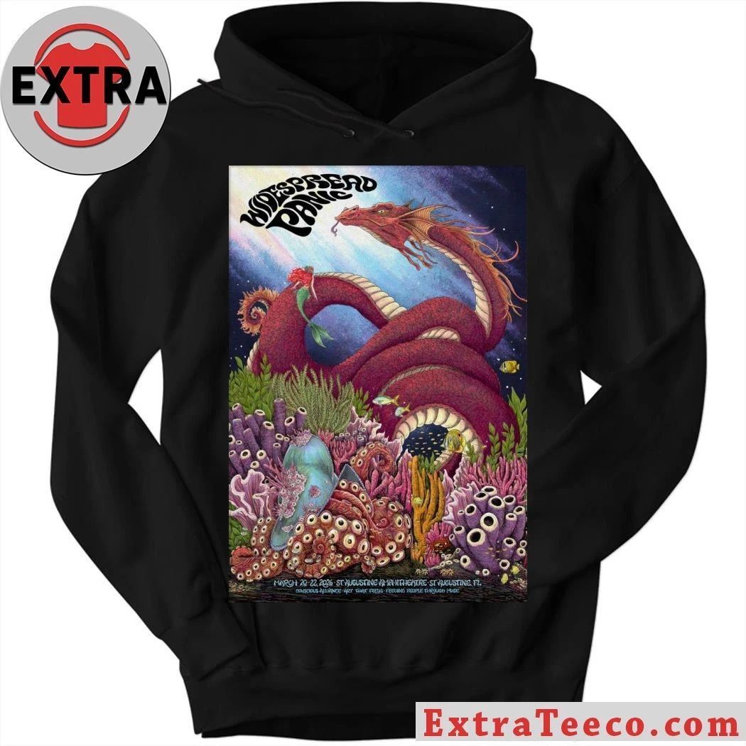Widespread Panic St. Augustine FL 3 20-3 22 2026 Poster Shirt