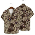 Houston Astros Palm Leaf Elegance Hawaiian Shirt