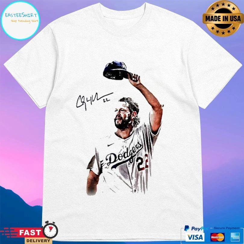 Kershaw Farewell 22 Dodgers Signature Collection T-shirts