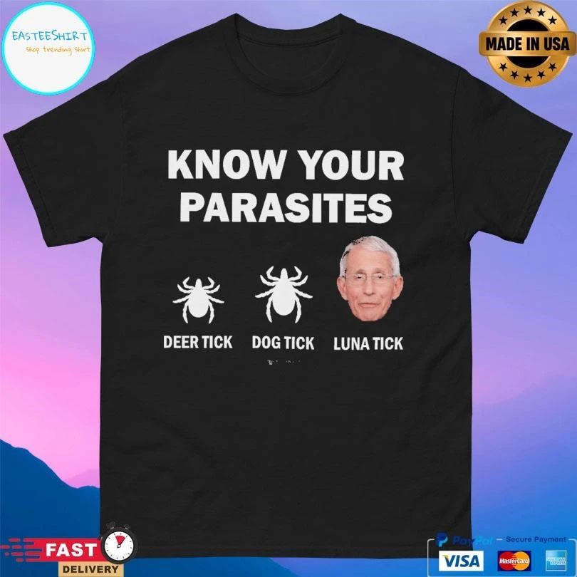 Know Your Parasites Deer Tick Dog Tick Luna Tick 2026 T-shirts