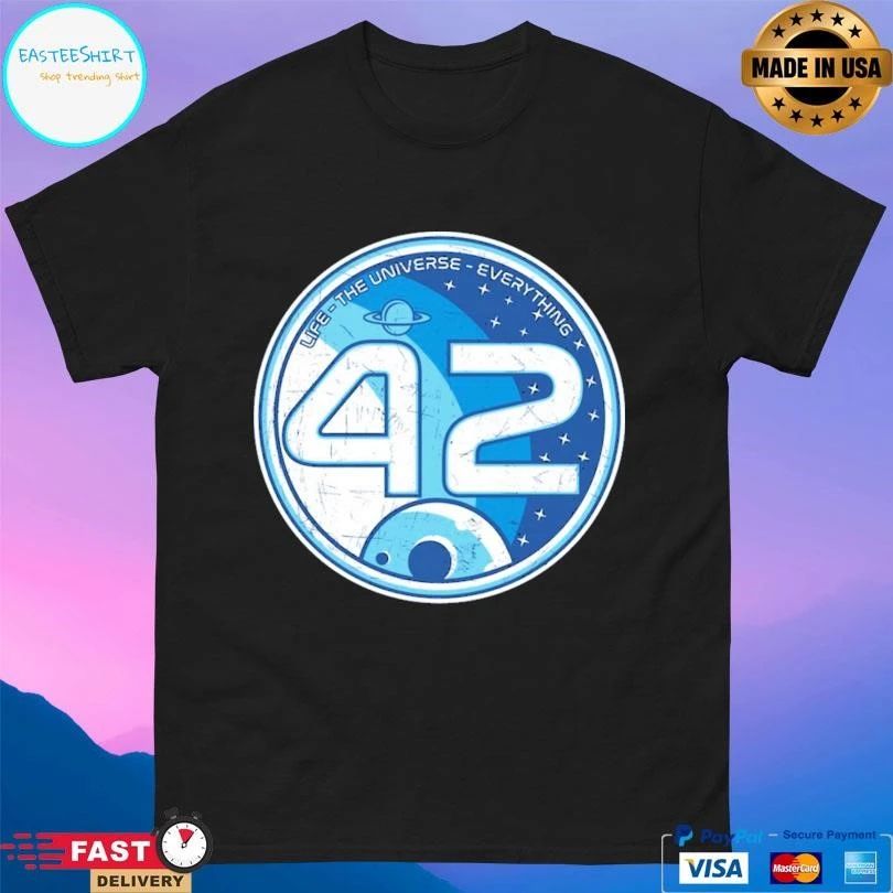 Life The Universe Everything 42 Logo T-shirts