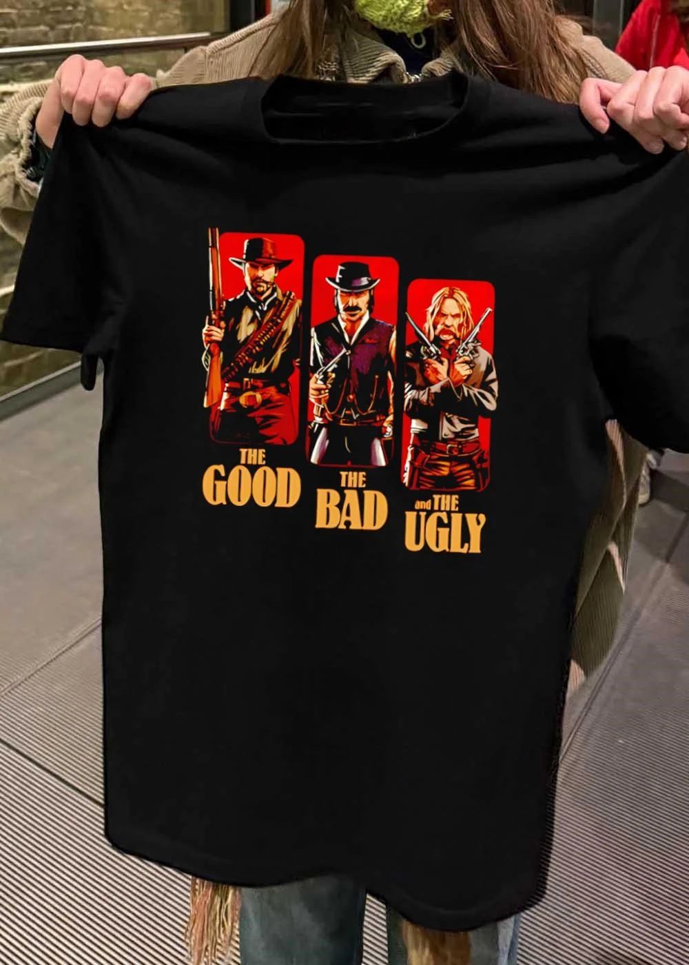 Red Dead Redemption Western Outlaws the Good the Bad and the Ugly shirt