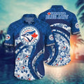 Toronto Blue Jays Tropical Waves Hawaiian Shirt