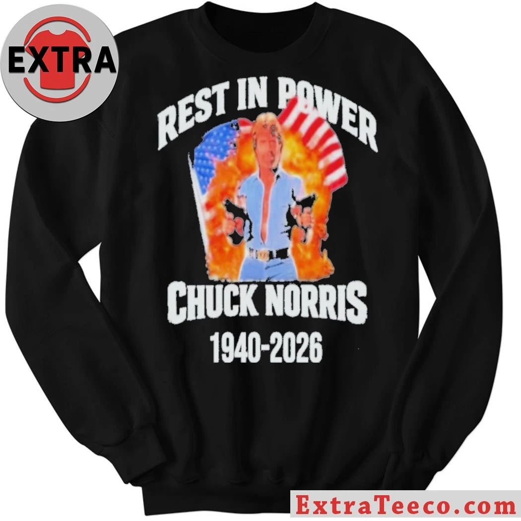 Rest In Peace Chuck Norris Legend 1940-2026 Shirt