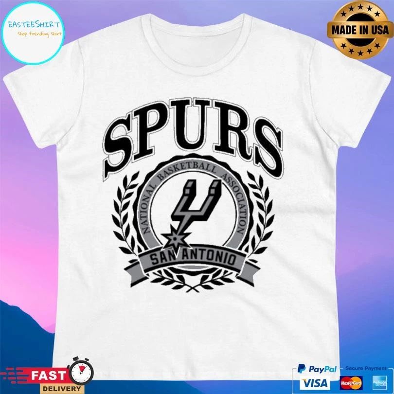 San Antonio Spurs Basketball Nba Crest Logo T-shirts