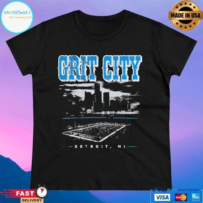 Grit City Detroit Mi T-shirts