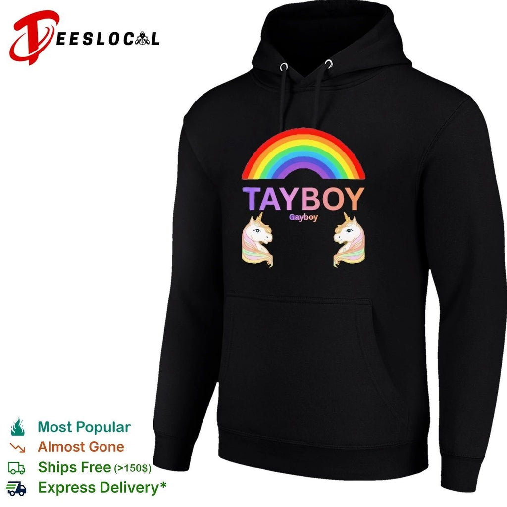 Tayboy Gayboy Unicorn Rainbow lgbtq gay pride T-shirt