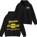 Vintage Chevrolet Parts & Service Hoodie Retro Garage Mechanic Style