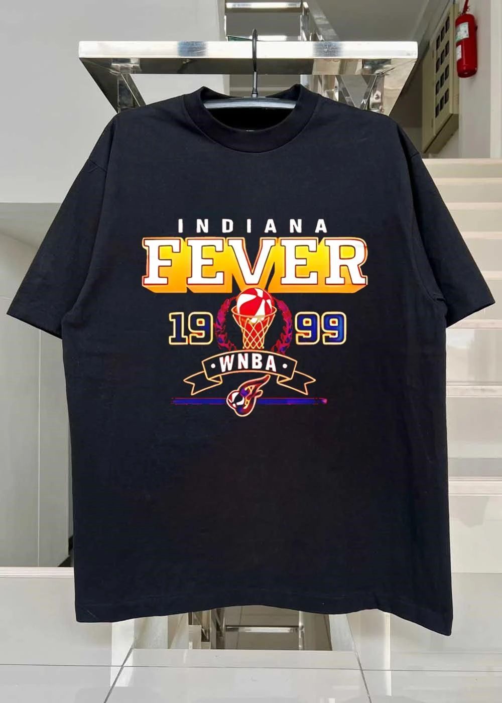 Indiana Fever Retro Basketball WNBA Logo Shirt