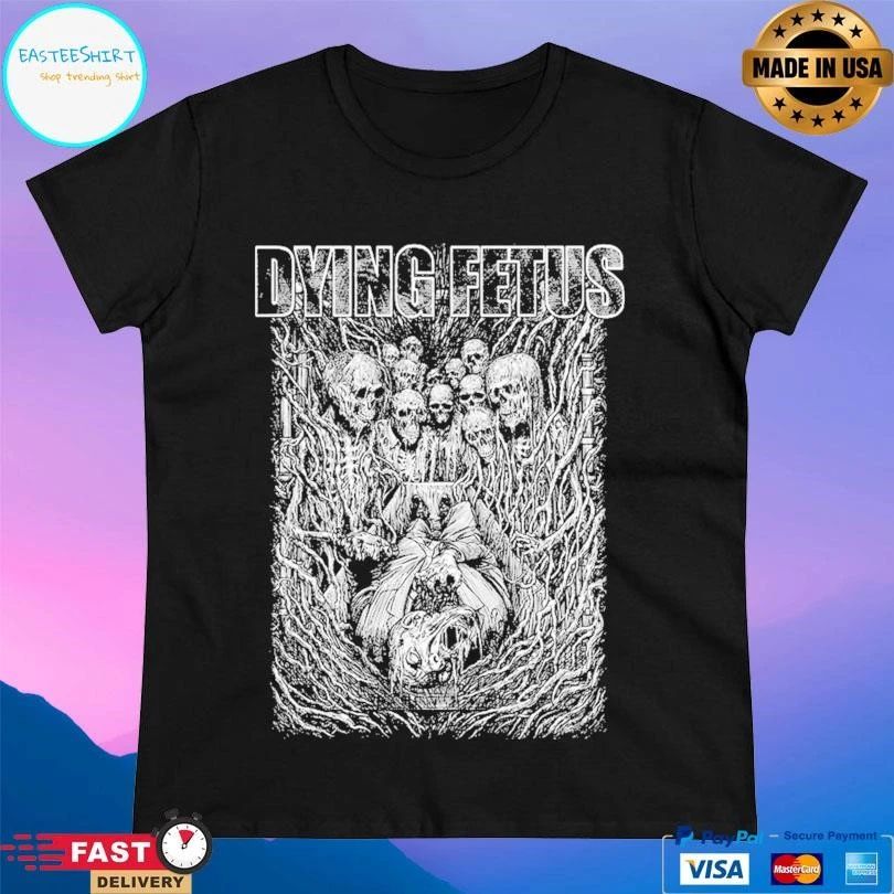 Dying Fetus Skeleton Funeral T-shirts