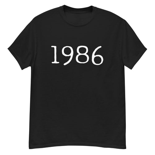 1986 Black tshirt t-shirt the 80’s