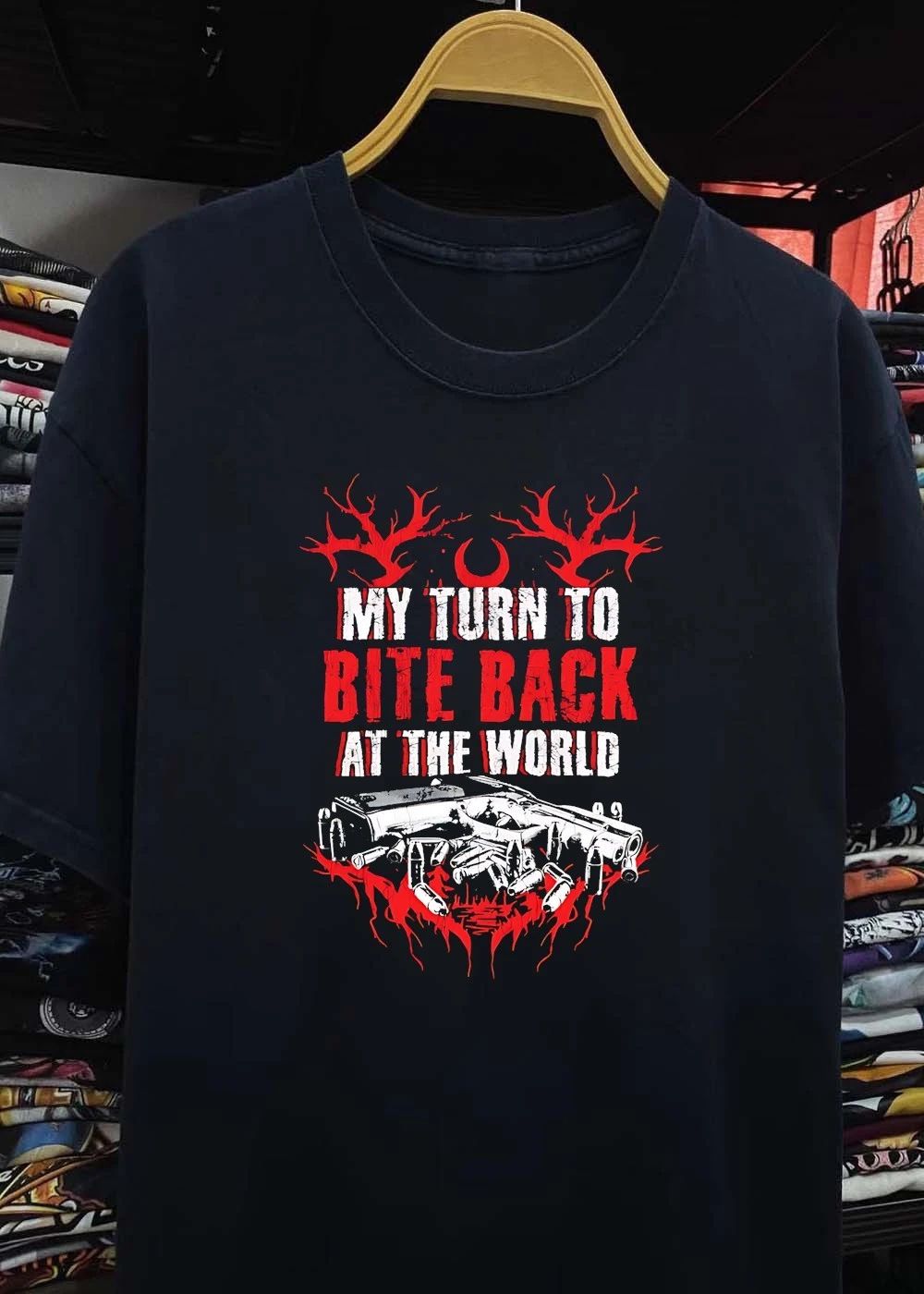 Weapon Apparel My Turn to Bite Back at the World T-Shirt