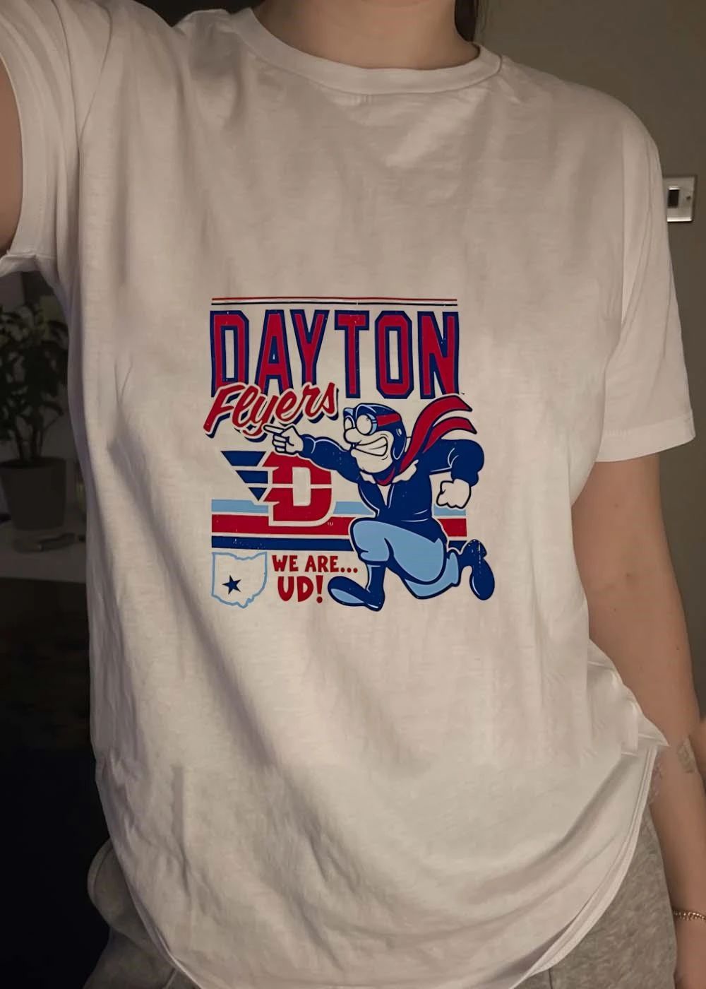 Flyers Dayton Mascot Rushing Forward We Are UD Shirt