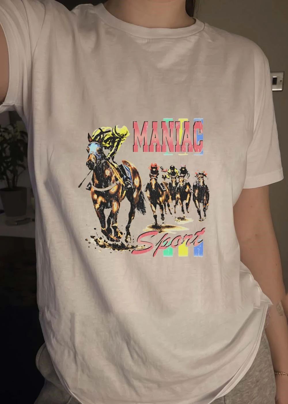Maniac Sport Horse Racing Jockey Men’s shirt