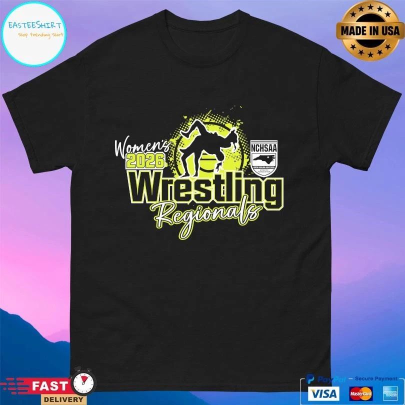 NCHSAA Wrestling Women Regionals 2026 T-shirts