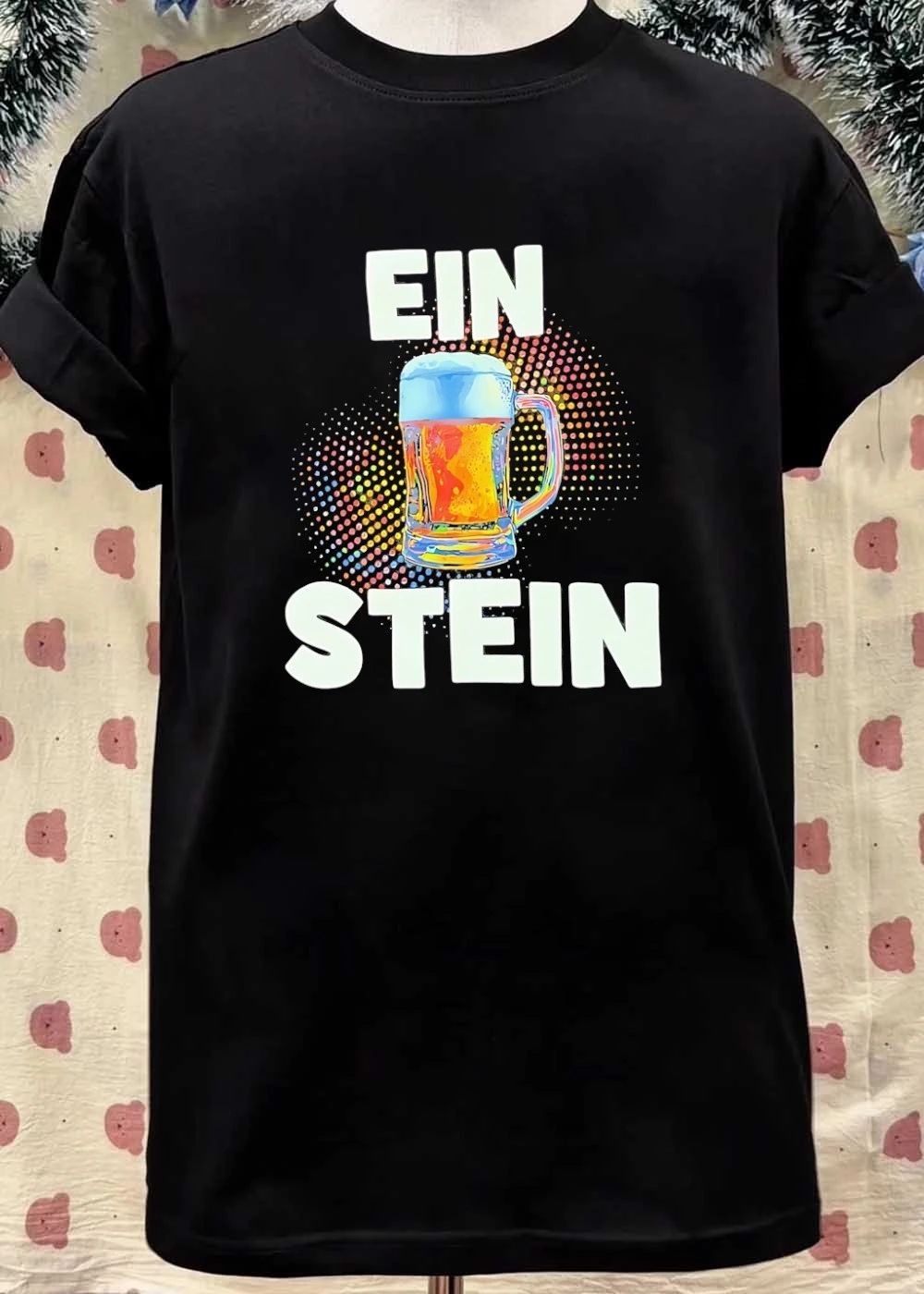 Funny German Beer Pun Ein Stein Glass Gift shirt