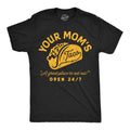 Mens Funny T Shirts Your Moms Taco Sarcastic Restaurant Graphic Novelty Tee for
