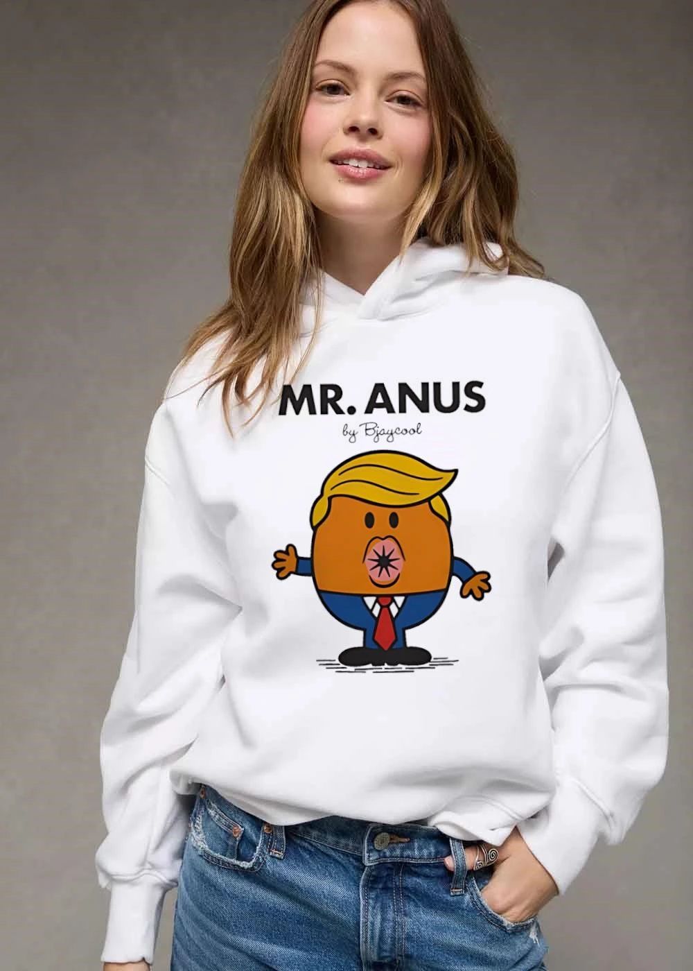 Mr Anus By Bjaycool Orange Cartoon Donald Trump Caricature Suit shirt