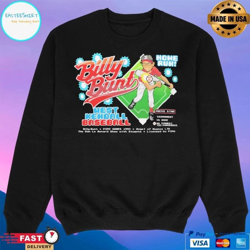 Billy Bunt West Kendall Baseball Home Run T-shirts