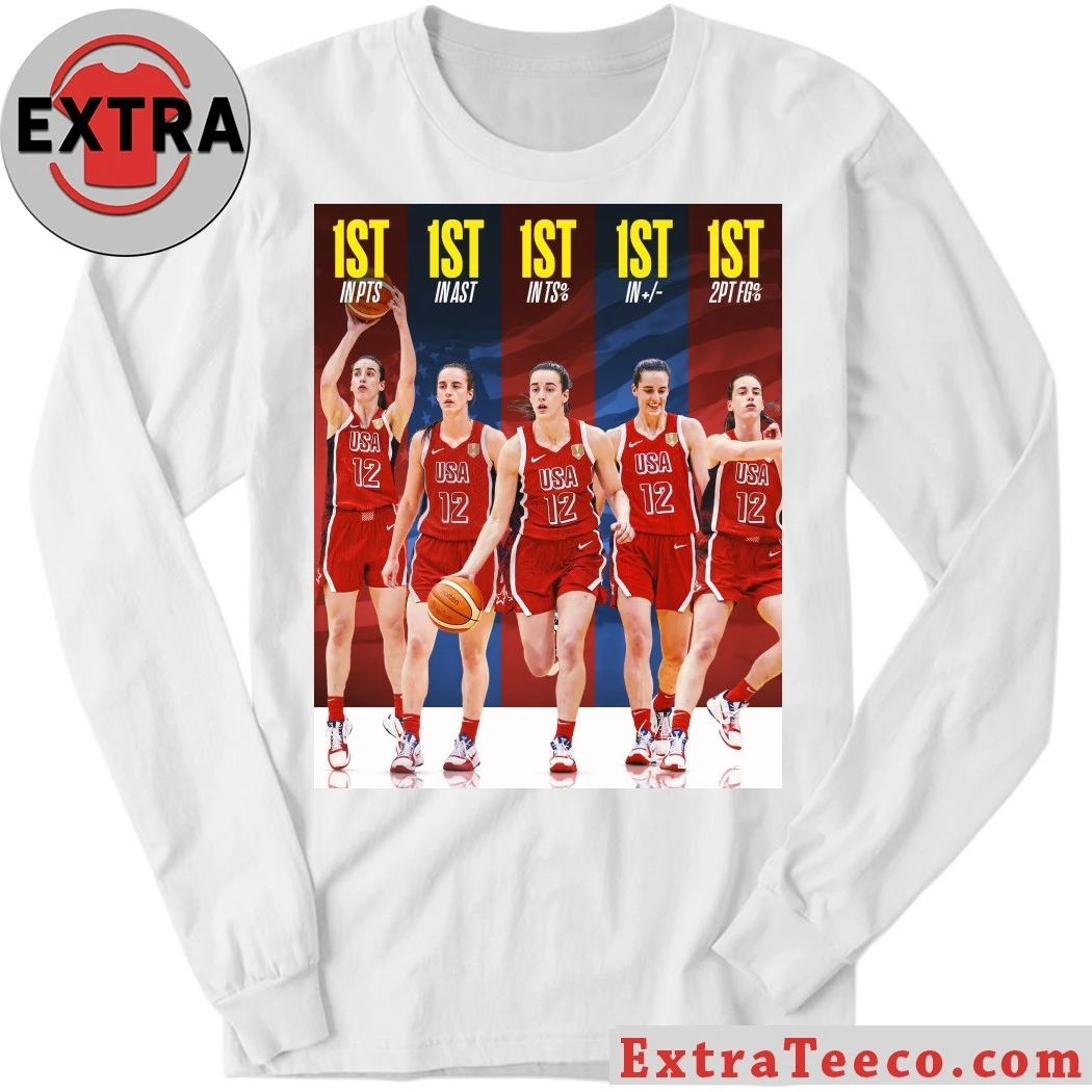 Caitlin Clark has been running the show for Team USA, and the numbers back it up Shirt